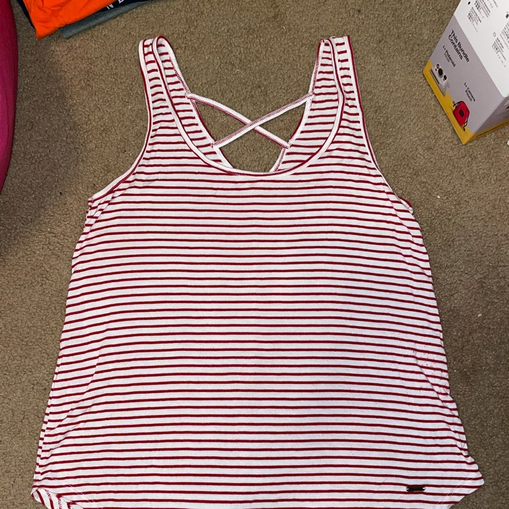 Hollister striped tank top